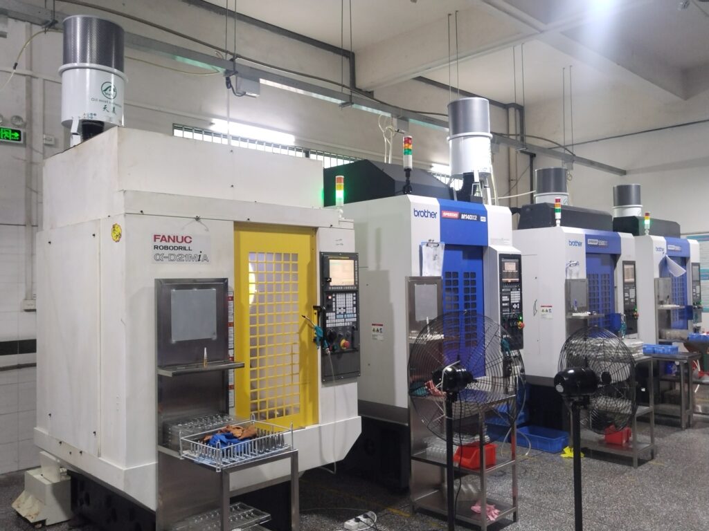 Oil Mist Collectors on FANUC ROBODRILL and Brother CNC Machining Centers