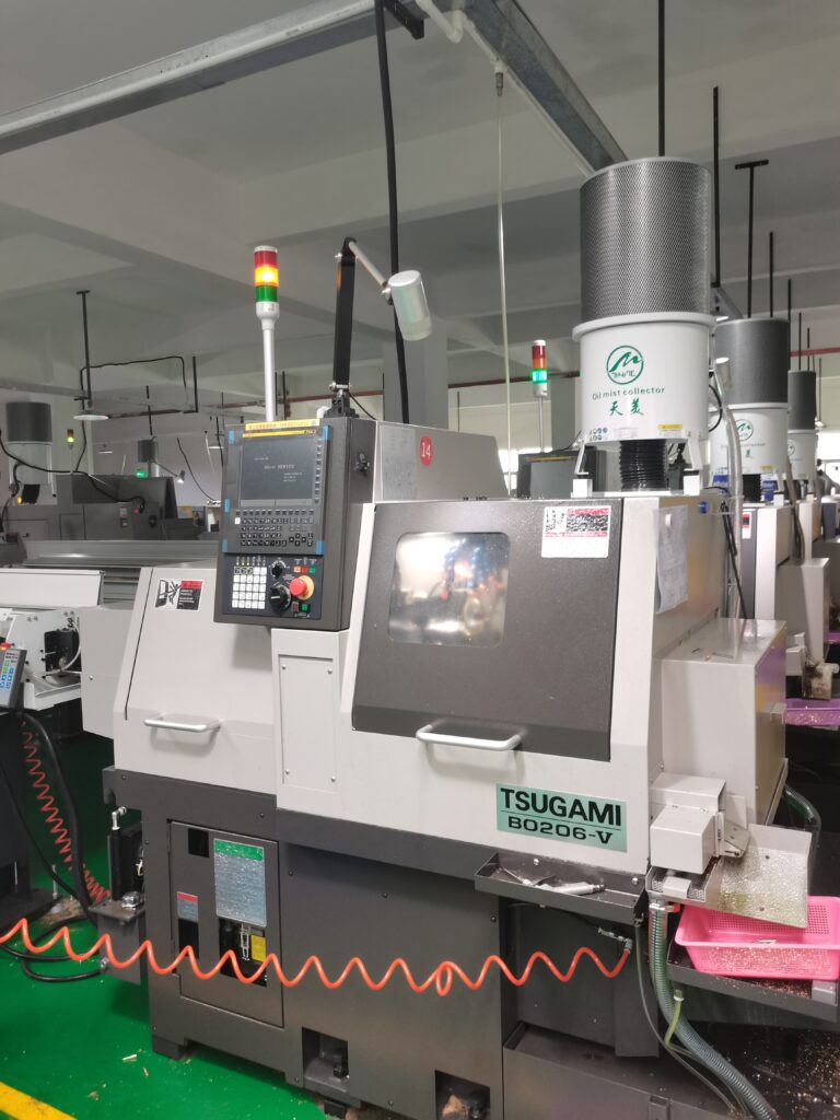 Oil Mist Collector Installation on a TSUGAMI B0206-V Swiss-Type CNC Lathe